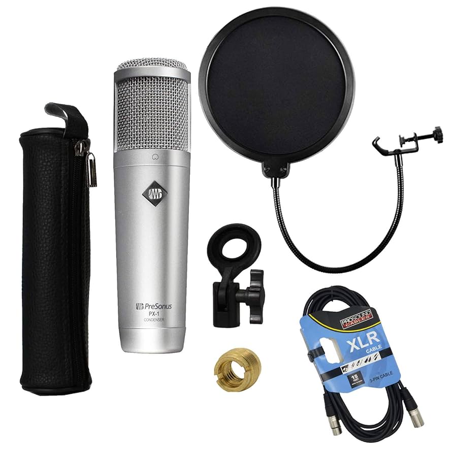 【美品】 PreSonus PX‐1コンデンサーマイク Amazon.com: PreSonus PX-1 Large Diaphragm Cardioid Condenser